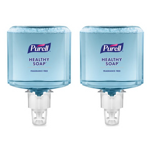 PURELL进口代理批发 PURELL GOJ507202 健康皂 温和且无泡沫，适用于 ES4 分配器，无香料，1,200 毫升，2/箱