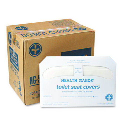 HOSPECO - SEE LAGASSE, INC.进口代理批发 HOSPECO - SEE LAGASSE, INC. HOSHG5000CT Health Gards 马桶座套，14.25 x 16.5，白色，250 个盖/包，20 包/箱