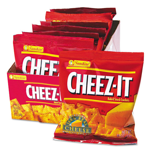 Sunshine进口代理批发 Sunshine KEB12233 Cheez-It 饼干，1.5 盎司单份零食包，8 片/盒