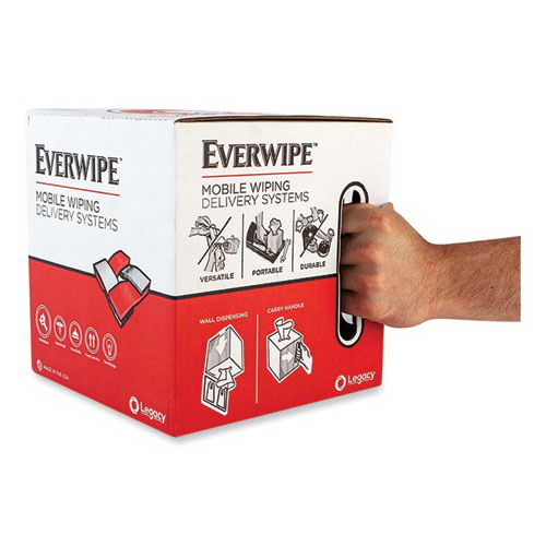 酷牌库|商品详情-Everwipe进口代理批发 Everwipe LEY40441 重型蓝色擦拭布，1 层，9 x 12，无味，蓝色，200 卷/卷，4 卷/箱