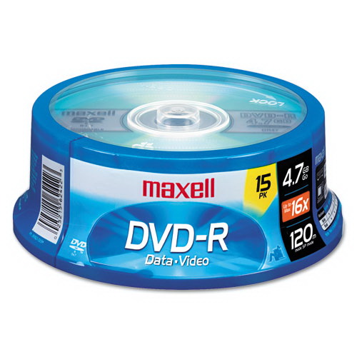 酷牌库|商品详情-MAXELL CORP. OF AMERICA进口代理批发 MAXELL CORP. OF AMERICA MAX638006 DVD-R 可刻录光盘，4.7 GB，16x，主轴，金色，15 张/包