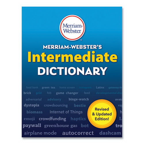 Merriam Webster进口代理批发 Merriam Webster MER6985 中级词典，精装，1,024 页