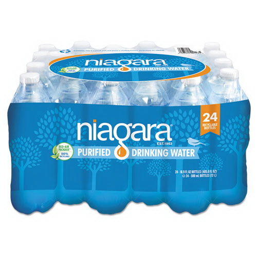 酷牌库|商品详情-Niagara进口代理批发 Niagara NGB05L24PLT 纯净饮用水，16.9 盎司瓶装，24 包/包，2016 年/托盘