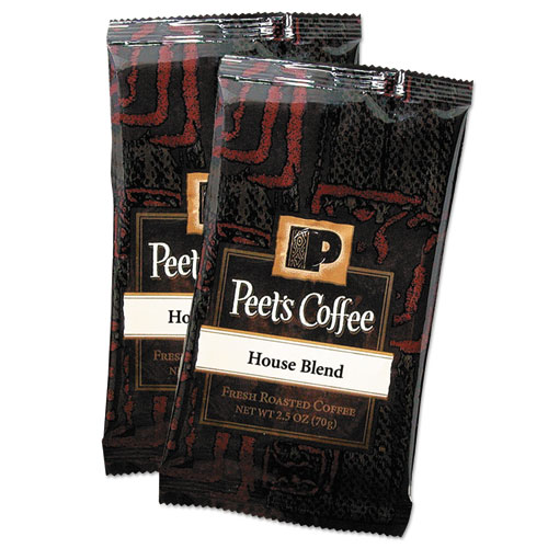 Peet's Coffee & Tea进口代理批发 Peet's 咖啡和茶 PEE504915 咖啡份装，自制混合咖啡，2.5 盎司罐装，18 包/盒