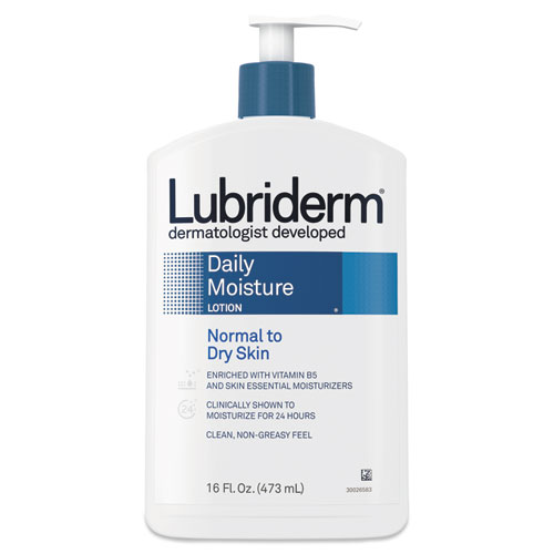 Lubriderm进口代理批发 Lubriderm PFI48323EA 皮肤治疗手部和身体乳液，16 盎司泵瓶