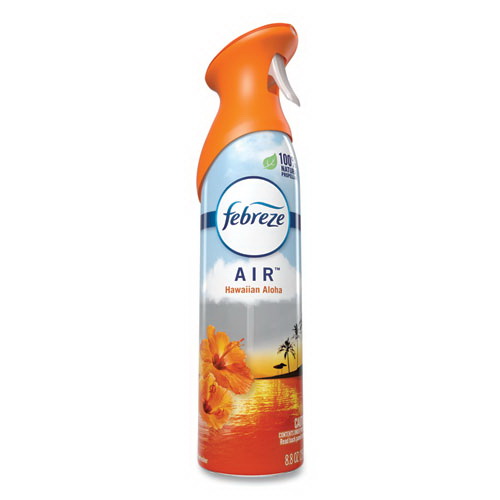 Febreze进口代理批发 Febreze PGC96260 AIR，夏威夷阿罗哈，8.8 盎司气雾喷雾，6/箱