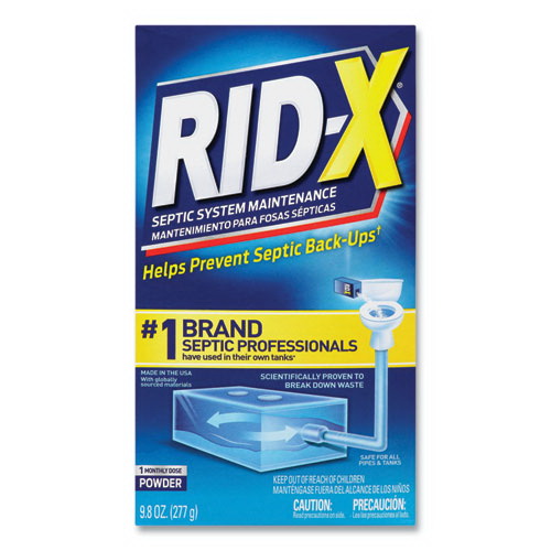 RID-X进口代理批发 RID-X RAC80306 化粪池系统处理浓缩粉末，9.8 盎司，12/箱