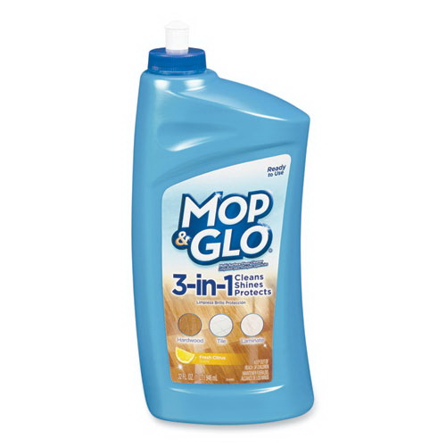 酷牌库|商品详情-Mop & Glo进口代理批发 Mop & Glo RAC89333 三效地板清洁剂，清新柑橘香味，32 盎司瓶装