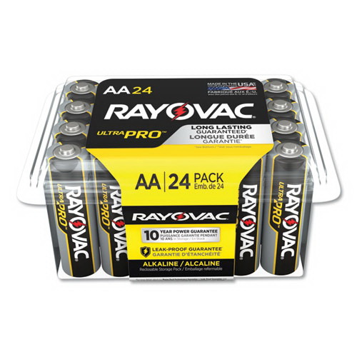 Rayovac进口代理批发 Rayovac RAYALAA24PPJ Ultra Pro 碱性 AA 电池，24 节/包