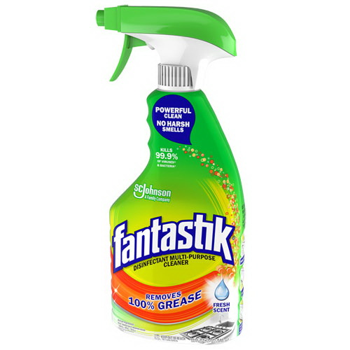 酷牌库|商品详情-Fantastik进口代理批发 Fantastik SJN306387 消毒剂多用途清洁剂清新香味，32 盎司喷雾瓶，8 件/箱