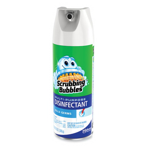 酷牌库|商品详情-Scrubbing Bubbles进口代理批发 擦洗泡泡 SJN613104 多用途消毒喷雾，12 盎司气溶胶喷雾，12 个/箱