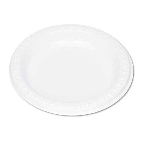 Tablemate进口代理批发 Tablemate TBL6644WH 塑料餐具，盘子，直径 6 英寸，白色，125 个/包