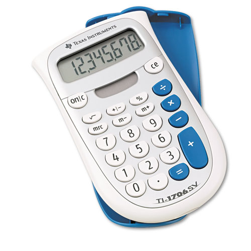 Texas Instruments进口代理批发 Texas Instruments TEXTI1706SV TI-1706SV 手持式袖珍计算器，8 位 LCD