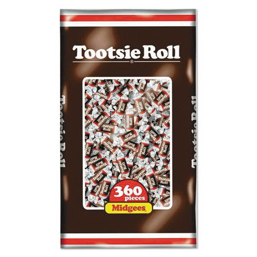 酷牌库|商品详情-Tootsie Roll进口代理批发 Tootsie Roll TOO7806 Midgees，原装，38.8 盎司袋装，360 片