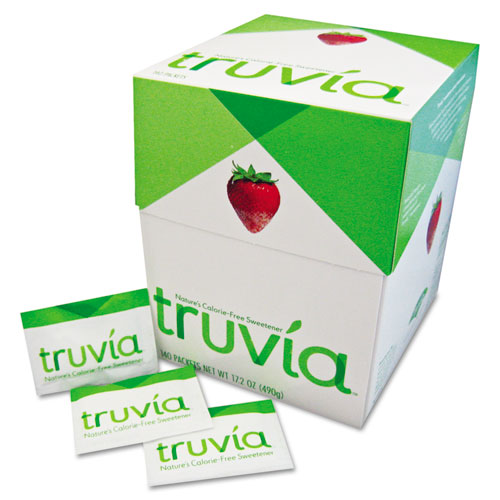 Truvia进口代理批发 Truvia TRU8845 天然糖替代品，140 包/盒