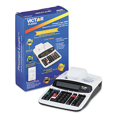 酷牌库|商品详情-VICTOR TECHNOLOGIES进口代理批发 VICTOR TECHNOLOGIES VCTPL8000 PL8000 单色提示逻辑打印计算器，黑色打印，8 行/秒