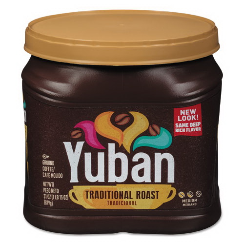 Yuban进口代理批发 Yuban YUB04707 原味优质咖啡粉，31 盎司罐装