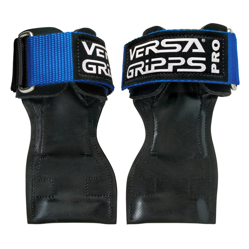 酷牌库|商品详情-Versa Gripps Pro进口代理批发，美国制造，用于举重替代品的腕带，最佳训练配件，太平洋蓝/黑色