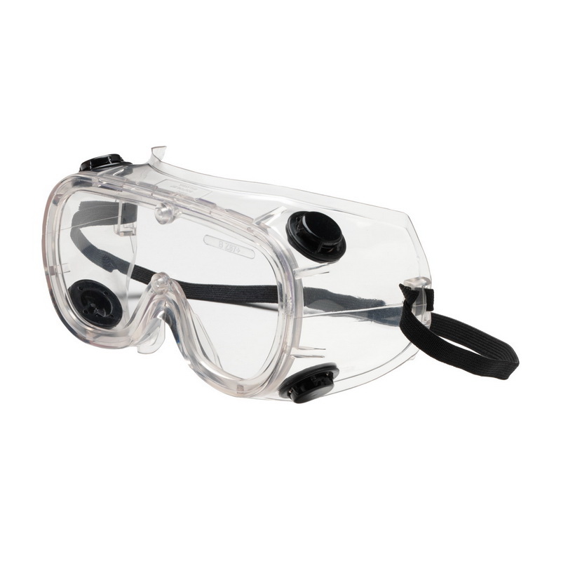Clear Double Lens and Anti-Scratch/Anti-Fog Coating Bouton 251-65-0020-RHB Indirect Vent Goggle with Gray Body Neoprene Strap 