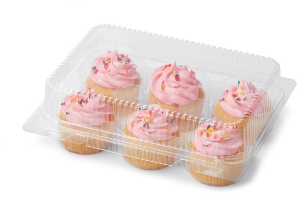 4 Count Large Cupcake Containers