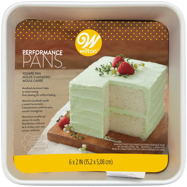 Wilton Small and Tall Aluminum 2 x 6-inch Layer Cake Pan Set 2