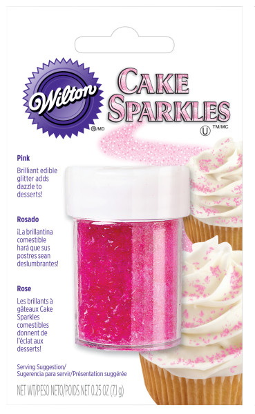 酷牌库|商品详情-wilton进口代理批发-1260 Pink Cake Sparkles