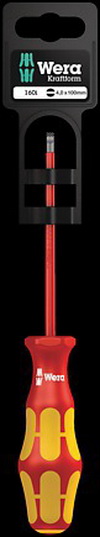 Wera 05006181001 Screwdriver for TORX Screws167i VDE Insulated TX 5x80mm Wera 05006181001 Screwdriver for TORX Screws167i VDE Insulated TX 5x80mm