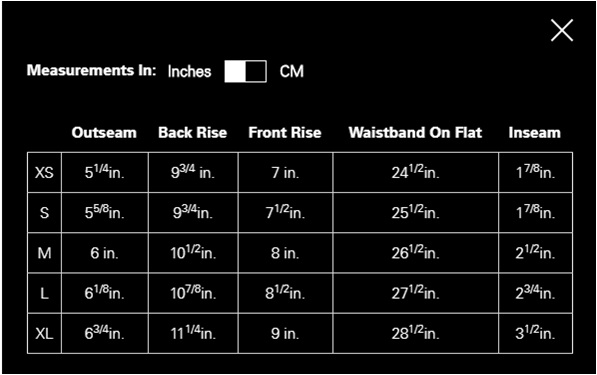 Los Angeles Apparel Size Chart