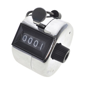 TOPTIE Metal Hand Tally Counter, 4-Digit Mechanical Lap Counter Clicker, Golf Number Counter