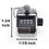 TOPTIE Metal Hand Tally Counter, 4-Digit Mechanical Lap Counter Clicker, Golf Number Counter