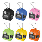 TOPTIE 6/12 PCS Handheld Tally Counters, 4-Digit Mechanical Hand Counter Clicker, Number Counter for Golf Fish Lap