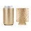 Aspire Can Cooler Sleeves Metallic Gold Neoprene Blank 12-16 oz Collapsible Can Coolers for Beverage Energy Drink Beer