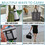 Aspire Insulated Cooler Bag, Reusable Tote Bag, Thermal Insulation Large Grocery Bag for Food Travel Shopping Beach - Black