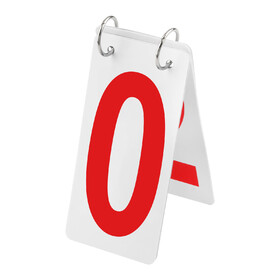 GOGO Tennis Score Keeper, Flip Scoreboard Numbers, 2.5 x 5 Inch 0-9 Double Sides, Price / Set