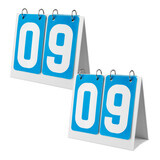 GOGO 2 Sets Portable Flip Scoreboard for Sports Game - Count from 00 to 99