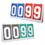 GOGO 4-Digital Score Keeper Portable PVC Flip Scoreboard (Blue VS Red Card)