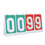 GOGO 4-Digital Portable Score Keeper PVC Flip Scoreboard for Sports Games Parties (Green VS Red Card)