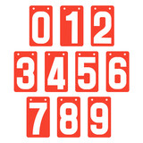 GOGO Number Score Cards, Set of 0-9, 3-1/8