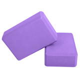TOPTIE Yoga Block 2 Pack 9 x 6 x 4 Inches EVA Brick to Support and Deepen Poses