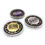 GOGO Set of 3 Metal Chip Poker Buttons - Small Blind, Big Blind and Dealer