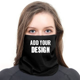 MUKA Full Color Custom Print Seamless Face Mask Bandana No Sew Neck Gaiter Balaclava, Digital Printing Full Color Design, 10
