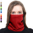 Opromo Seamless Face Scarf Blank Solid Neck Gaiter No Sew Bandana for Dust Outdoors, 10