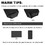 Muka 3 PCS Seamless Face Scarf Blank No Sew Solid Neck Gaiter Bandana, 10" W x 19" L