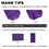 Muka 3 PCS No Sew Solid Neck Gaiter Seamless Face Scarf Blank Bandana, 10" W x 19" L