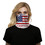 Opromo US Flag Face Cover Dustproof Mesh Neck Gaiter Balaclava Tube Hat Breathable American Flag