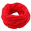 Opromo Winter Soft Warm Thick Koreaon Style Circle Loop Ribbed Knit Cable Scarf, 23 5/8"L x 12 1/4"W, Price/piece