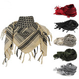 TOPTIE Arab Style Shemagh Tactical Desert Scarf Face Mask Wrap Cotton Neck Warmer Windproof Neck Gaiter Balaclava