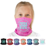 Muka Custom Embroidery Kid & Adult Neck Gaiter Winter Warm Thermal Scarf Windproof Dustproof UV Protection Breathable Face Mask
