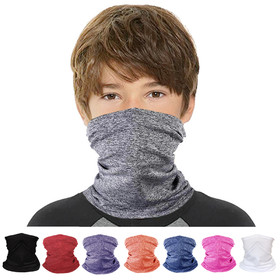 Opromo Kid & Adult UV Neck Gaiter Teens Cooling Face Scarf Breathable for Hot Summer Cycling Hiking Sport Outdoor