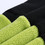 Muka Contrast Color Fleece Neck Warmer Multifunctional Balaclava Face Scarf, 12"L x 10 1/4"W